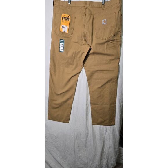 Carhartt rugged flex relaxed fit canvas 5-pocket‎ work pants Size 42x32 - Picture 2 of 6